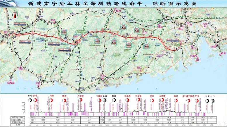 深圳向西除了正在建设的深中通道,深茂铁路以外,将又多一条"出路".