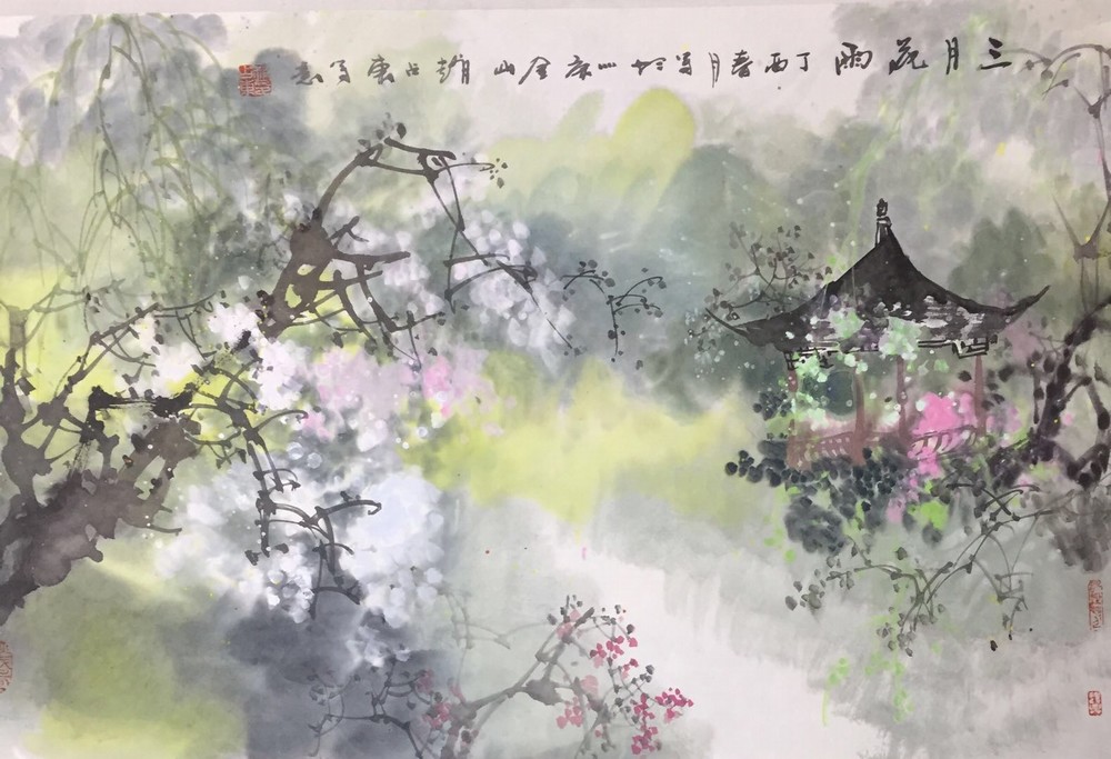 书写为骨 韵律为魂-著名画家赵占东全景花鸟画作品赏析