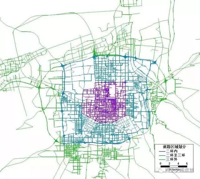 西安各区划分图地图