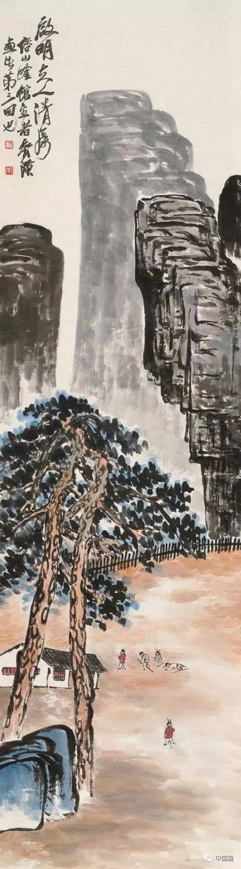 齐白石最具诗情画意山水画50幅!珍藏!