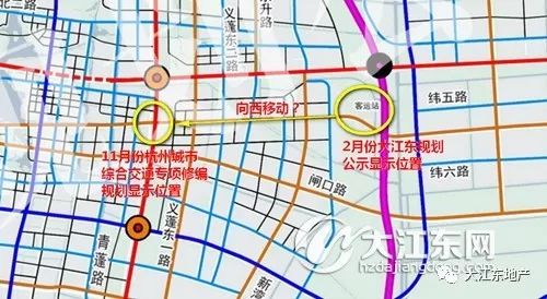 江东客运站位置西移?新规划显示竟在头蓬快速路