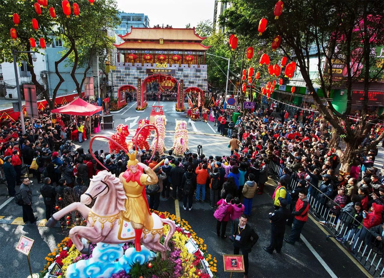 广府庙会资料图片作为广府地区"年味"的载体,守护着广府人"幸福相约"