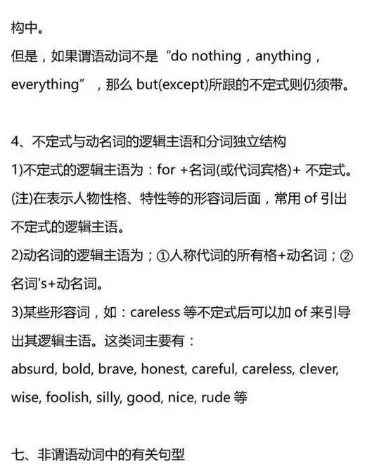 快速提分的高中英語語法大全