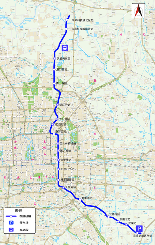 [北京ing]北京地铁17号线拟2021年全线贯通 为城区最长在建线路