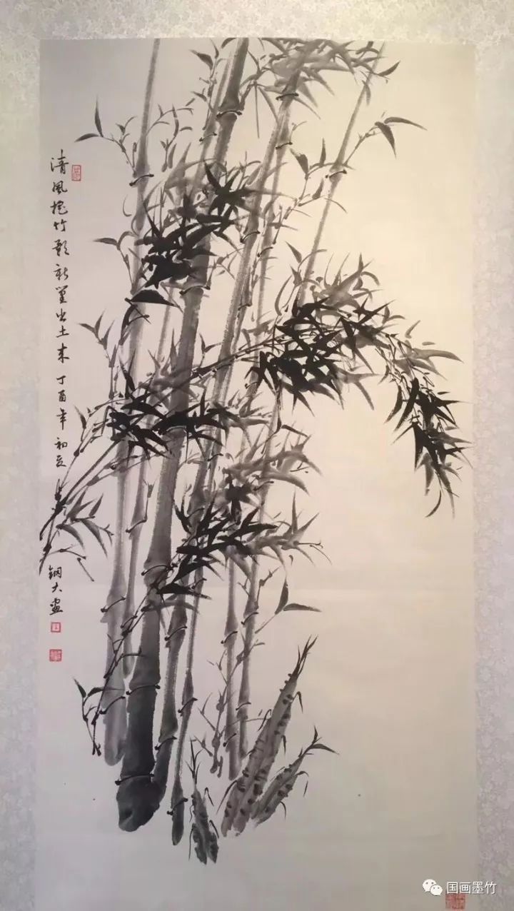 王钢大画竹作品赏析