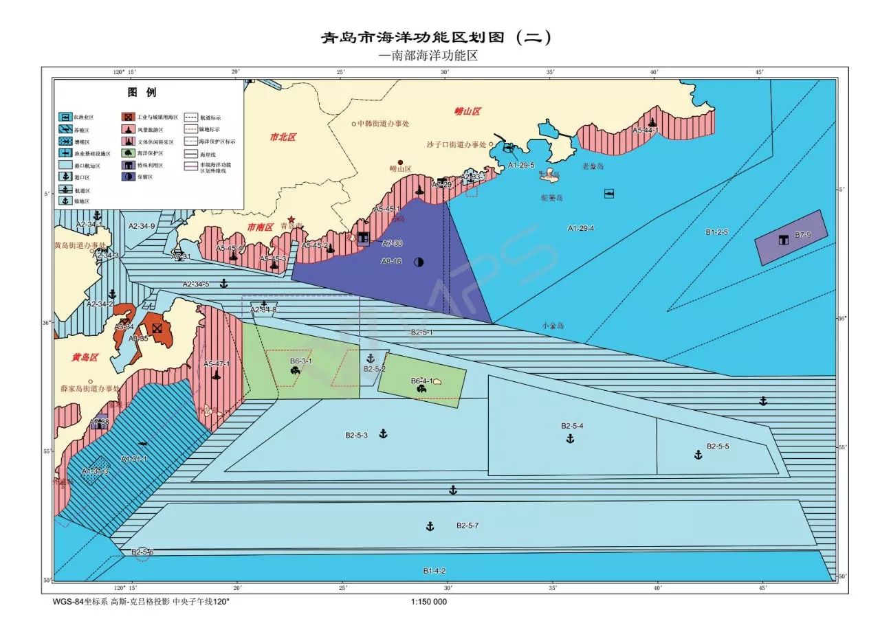 即墨到黄岛 青岛大海分成四大片区