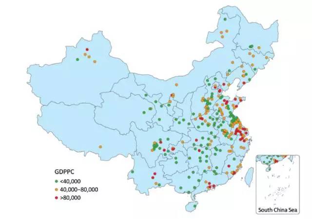 地理GDP_聂辉华 中国各省经济版图固化