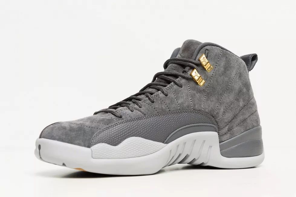 评测:看在金扣上 air jordan 12 dark grey aj12 酷灰 灰麂皮 130690