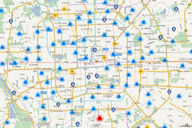 目前,在北京等城市,公共充电桩的覆盖率已经很高了.