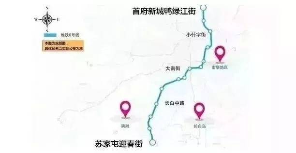 地铁6号线是一条跨河线路 建成通车后 将减缓早晚高峰时跨河桥上的