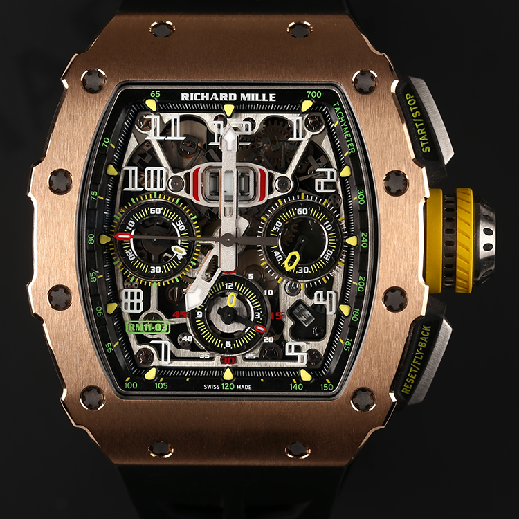 [richard mille]理查德米勒rm11-03玫瑰金腾出空间rm011的继任者