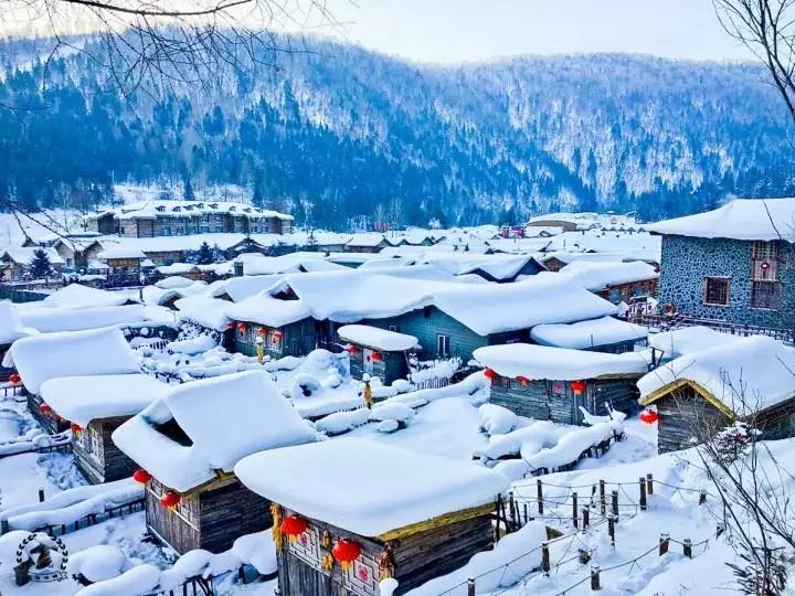 【寒假亲子线-雪遇城堡】亚雪民俗村,森林温泉,雪地寻宝, 童话雪乡