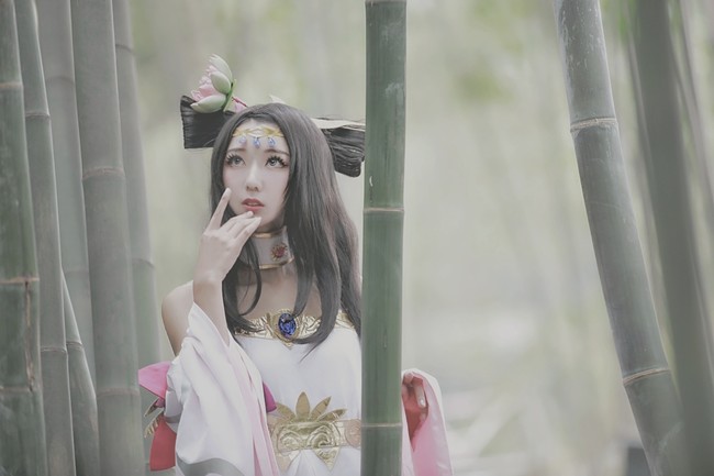 唯美古风貂蝉小姐姐 王者荣耀 cosplay