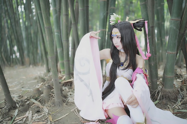 唯美古风貂蝉小姐姐 王者荣耀 cosplay