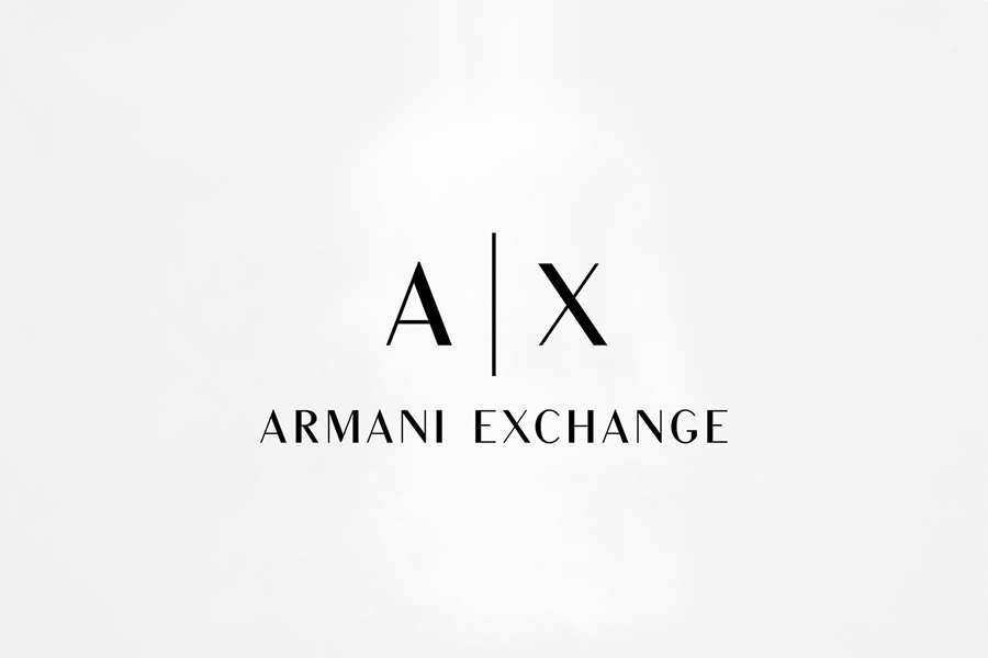 阿玛尼子品牌armani exchange的vi设计一览