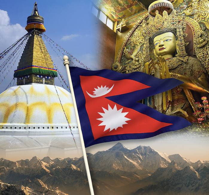 尼泊尔是唯一以印度教为国教国家,它的国旗是世界上唯一的 非矩形的