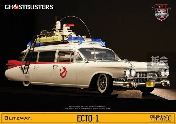 blitzway《捉鬼敢死队》1/6 ecto-1捉鬼车