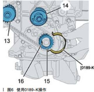 雪铁龙c5 2.0 ew10a发动机正时皮带校对方法