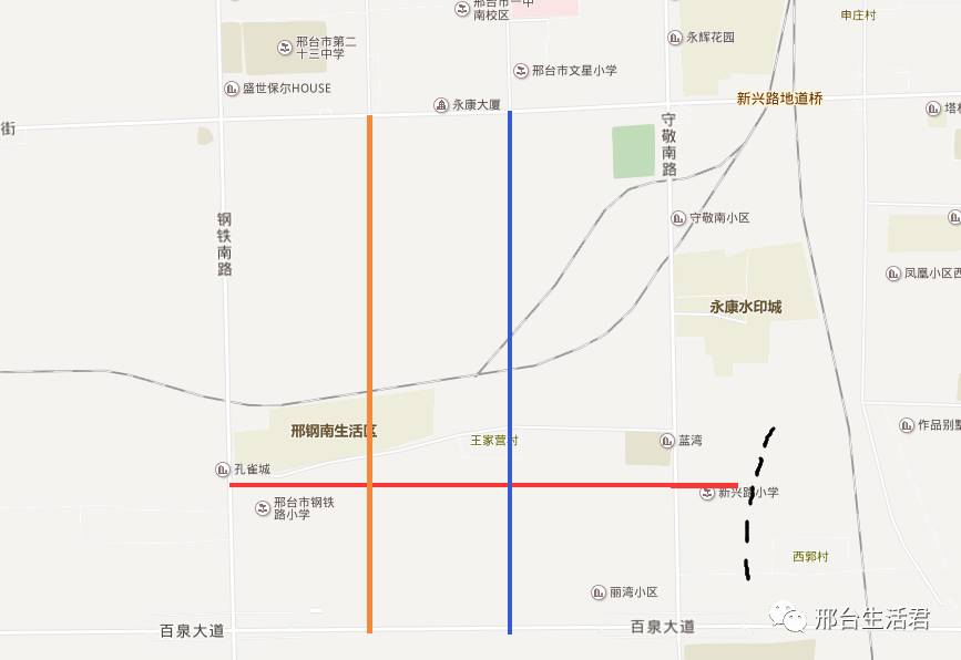 邢台又将迎来一条新公路,将连接钢铁路,冶金路,守敬路.