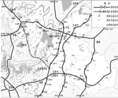 芭蕉湖,上跨京广铁路和g107,下穿蒙华铁路,上跨杭瑞高速公路,止于杭瑞