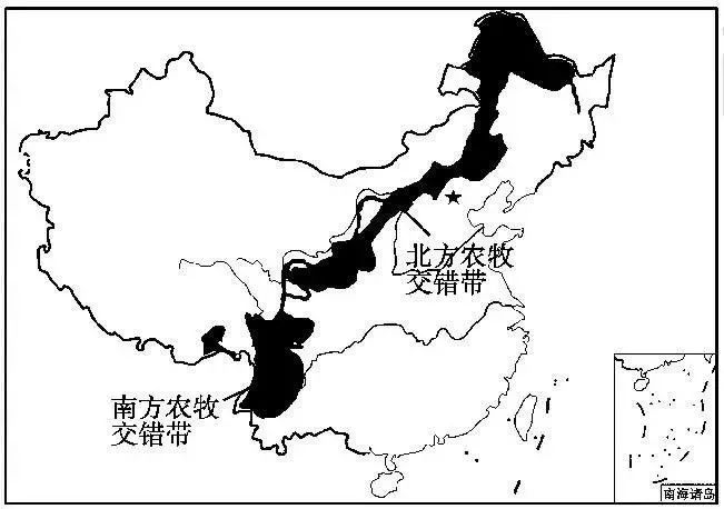 土地利用呈现农区,牧区交错分布的特点.