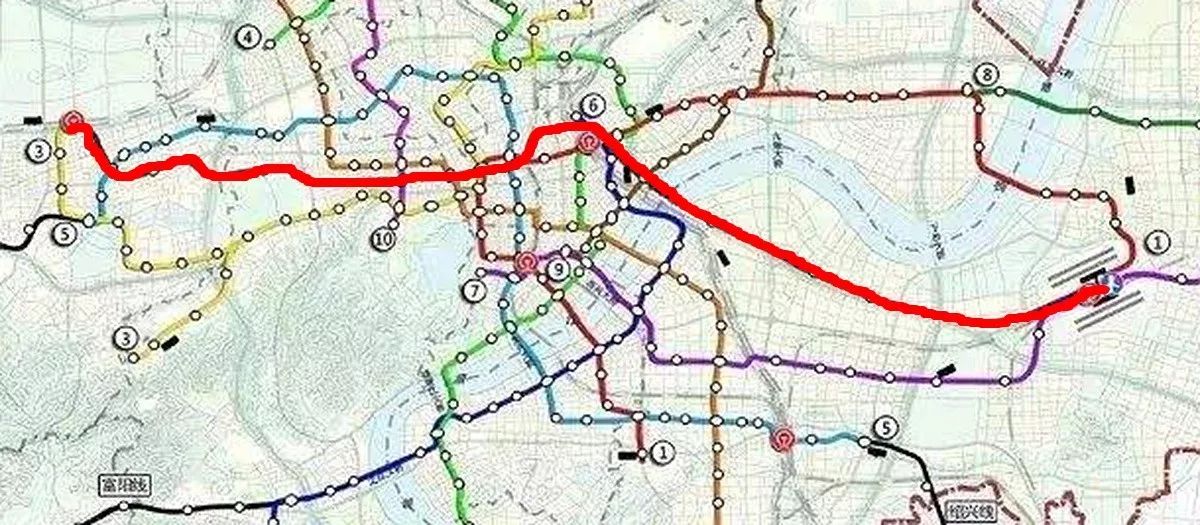 "杭州第三大交通枢纽"将引入地铁3号线,4号线和5号线,以及机场快线