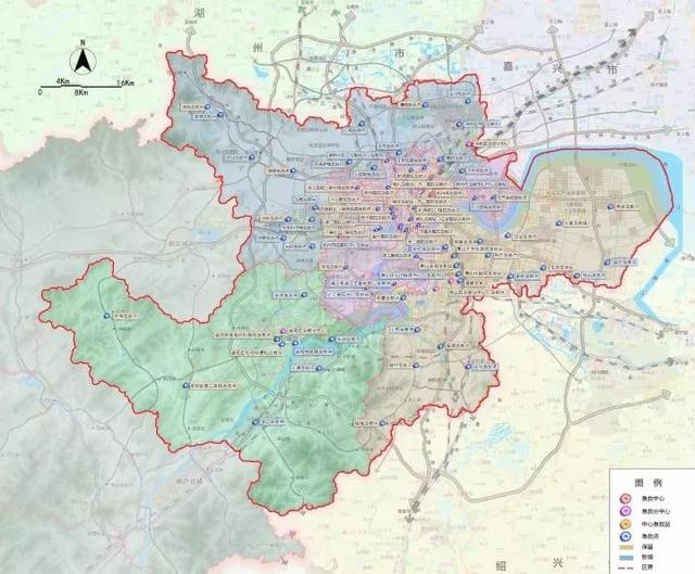 规划范围:杭州市区,包括上城区,下城区,江干区,拱墅区,西湖区