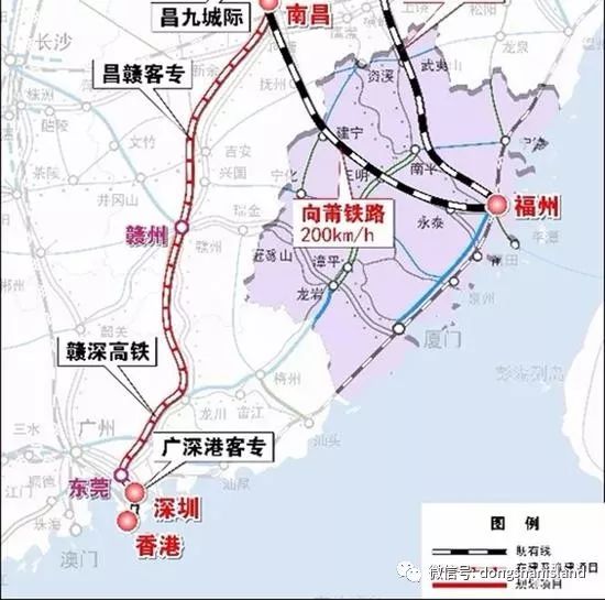 福建省中长期铁路网最新规划出炉:漳汕高铁将过东山