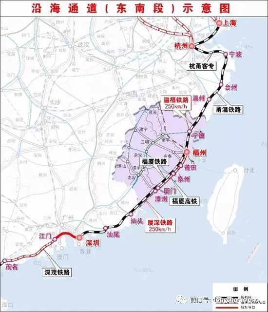 福建省中长期铁路网最新规划出炉:漳汕高铁将经过东山