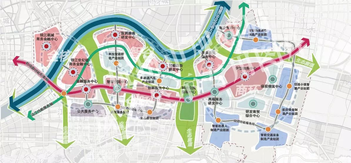 公示机场路沿线及沿江地带规划方案这几个街道未来是这样的