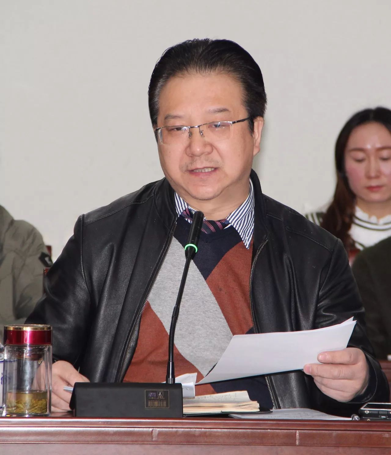 西南医科大学中西医结合学院附属中医医院院长杨思进,党委书记王琳等