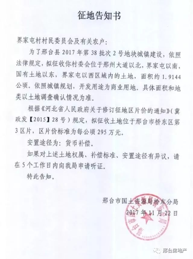 邢台周边这几个村将消失,这个片区将会迅速腾飞!