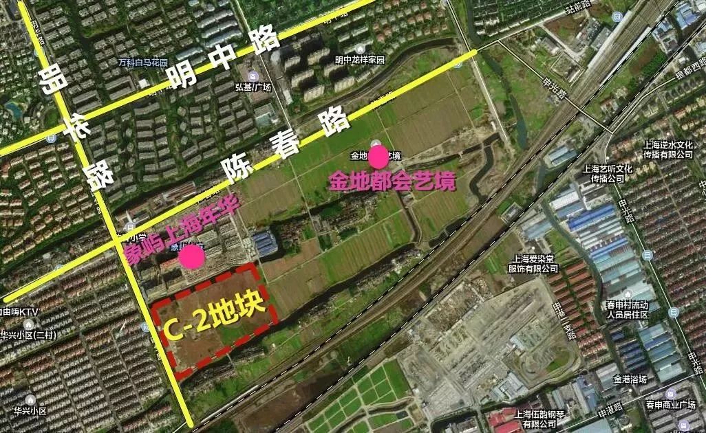 松江区新桥镇陈春路一号c-2地块