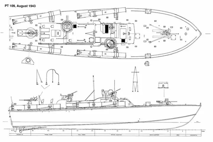 pt鱼雷艇线图