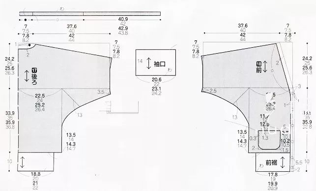 超多各款零星中式服装裁剪图收集