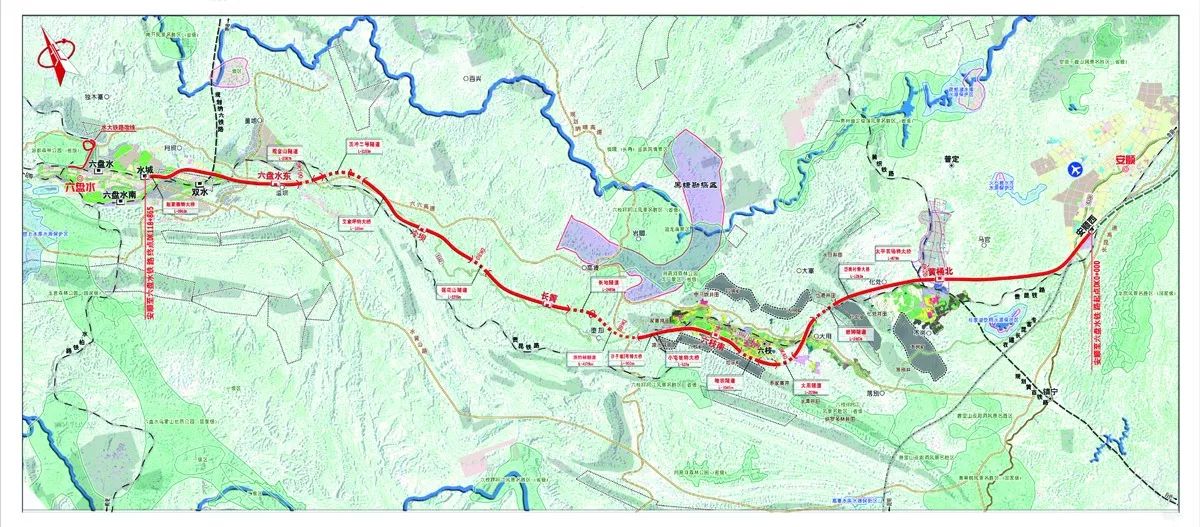 凉都人安六铁路建成这样纸啦