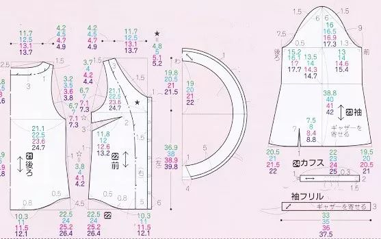 超多各款零星中式服装裁剪图收集