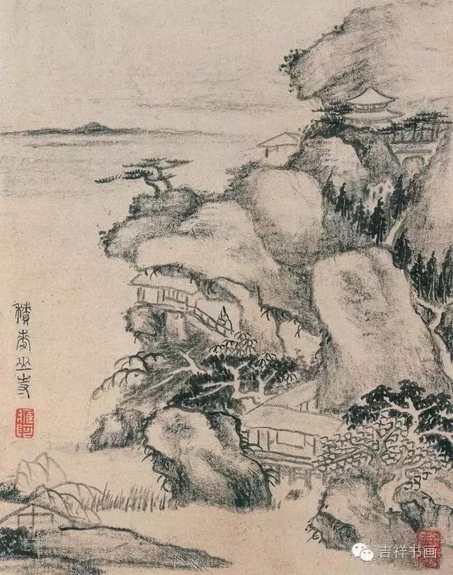 戴本孝 山水