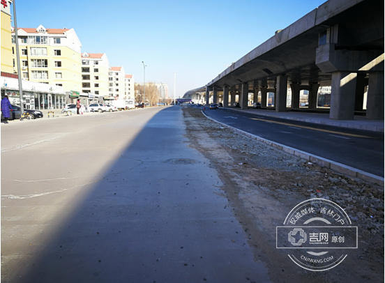 长春仙台大街"断头桥"续建至世光路段 桥下道路已恢复通行