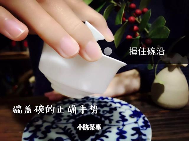 图解正确的盖碗冲泡方式,白茶,绿茶,岩茶,红茶一样通用哦!