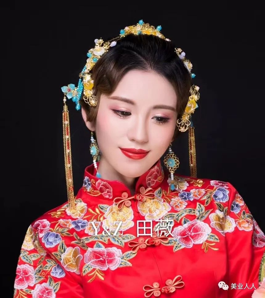 秀禾服新娘造型,传统中式复古美!