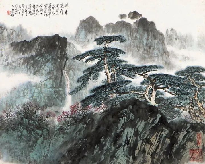 卢星堂|搜尽奇峰打腹稿(彩墨山水画100幅)