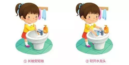 《yojo分享》幼儿园盥洗室环创 洗手儿歌5首