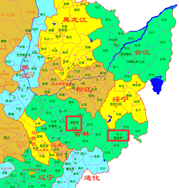 宁古塔城(今黑龙江省海林市宁古塔旧城)→宁古塔新城(今黑龙江省宁安