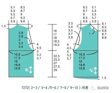 不倒绒保暖内衣制作,送2到10岁上衣裁剪图