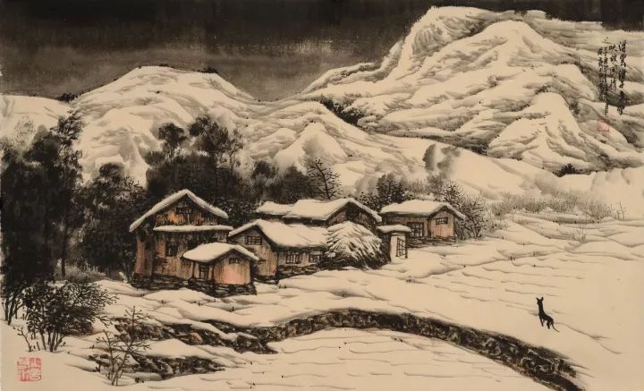 作品展|范亮雪景山水画欣赏