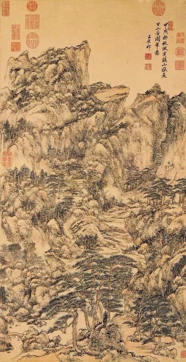 "清代四王"山水画:集古大成,笔墨高峰