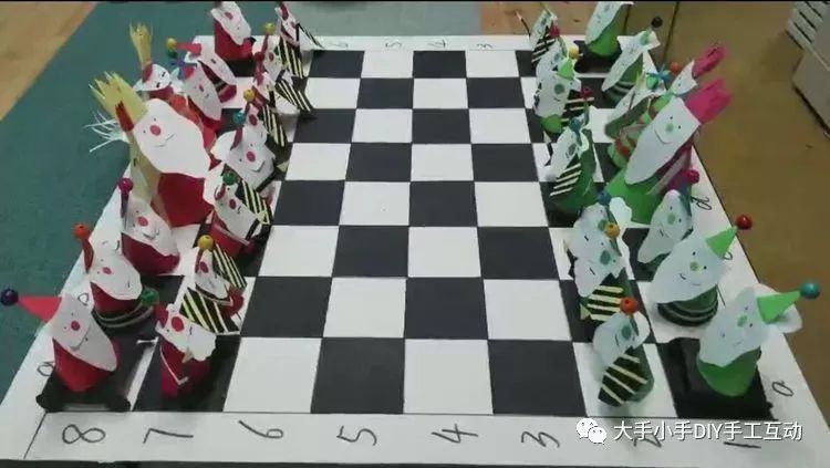 火星小学国际象棋——手工diy大比拼