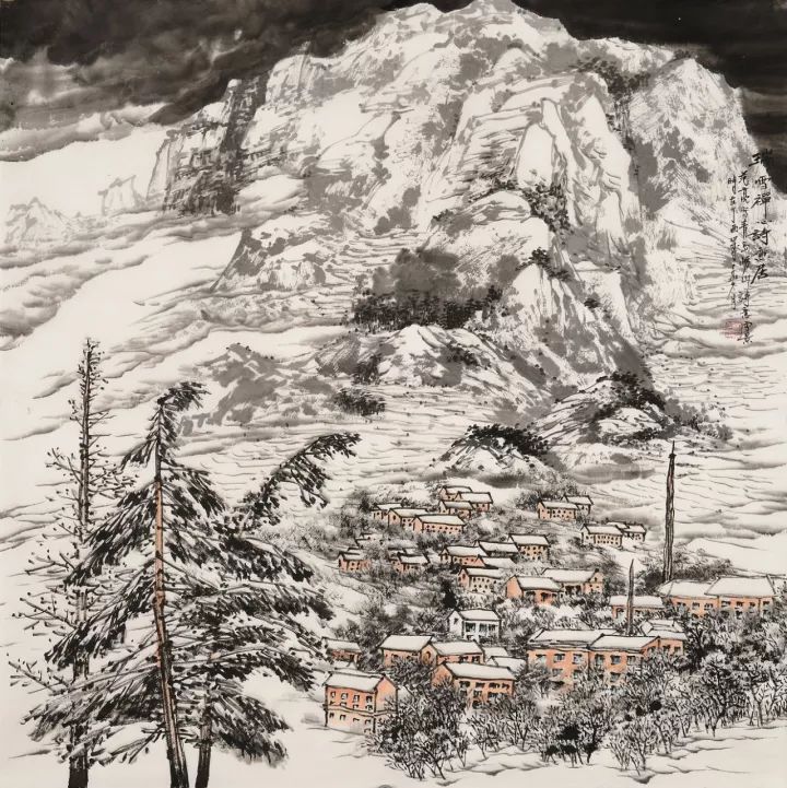 作品展|范亮雪景山水画欣赏