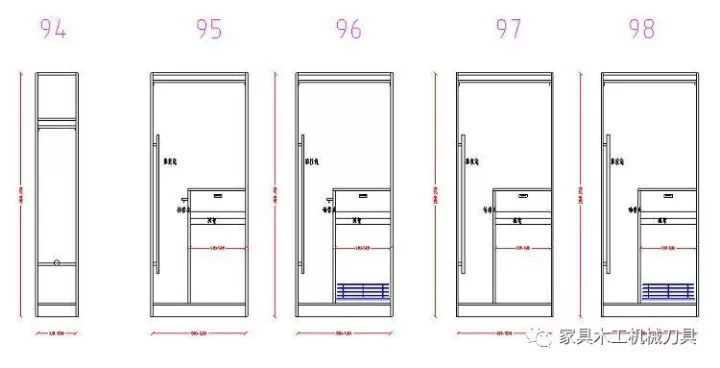 免费提供cad家具图库衣柜设计图轻松实现家具衣柜图绘制